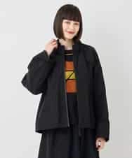 RBJLB20330 HIROKO BIS(ヒロコ ビス) メモリータフタジップアップブルゾン ブラック