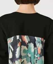 RBKAE35260 HIROKO BIS(ヒロコ ビス) デジタルフラワージョイントカットソー /洗える ブラック