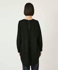 RBKAE36280 HIROKO BIS(ヒロコ ビス) デジタルフラワージョイントチュニック ブラック