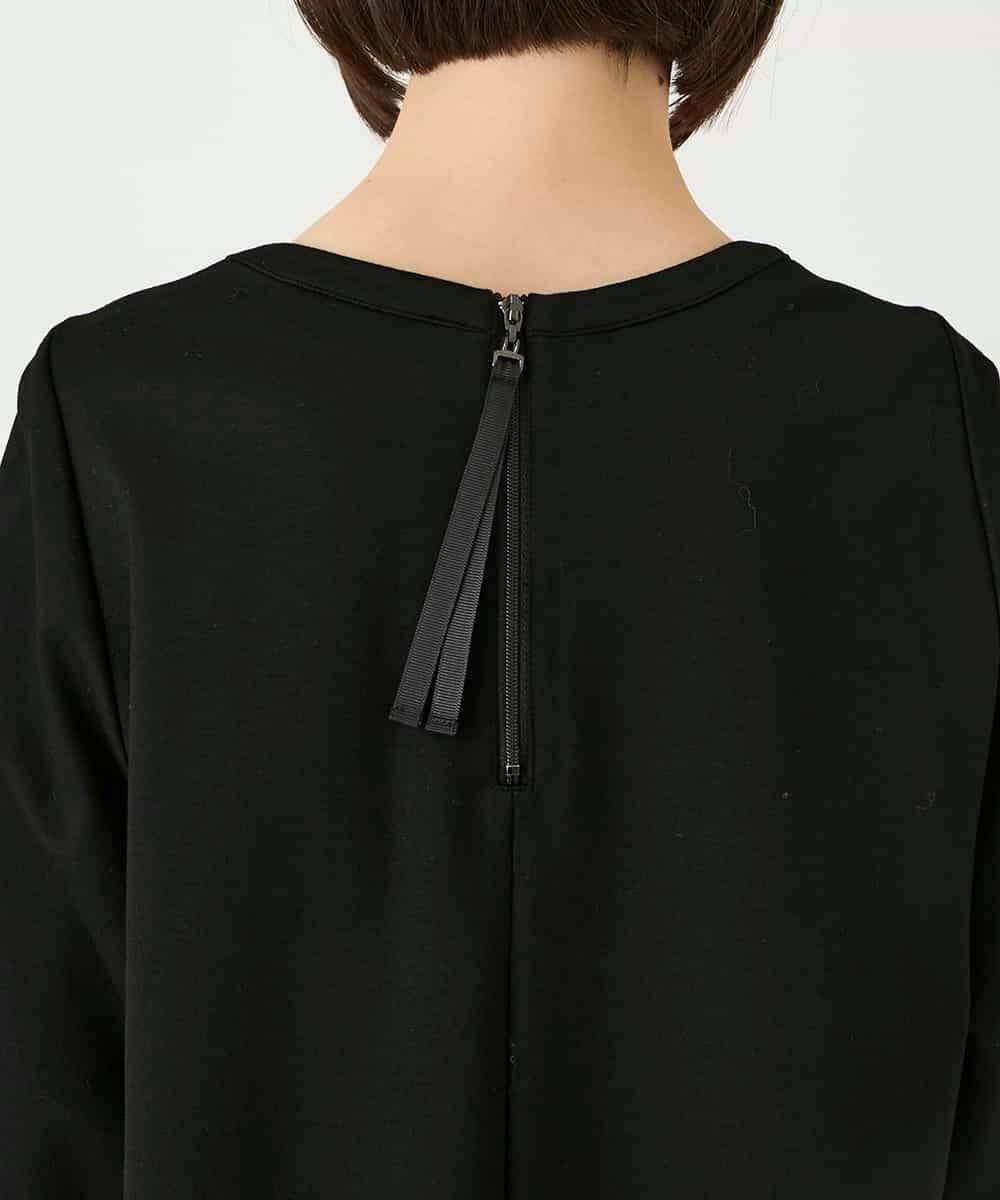 RBKAE36280 HIROKO BIS(ヒロコ ビス) デジタルフラワージョイントチュニック ブラック