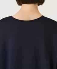 RBKAE38230 HIROKO BIS(ヒロコ ビス) デシンジョイントアートプリントプルオーバー /洗える ネイビー