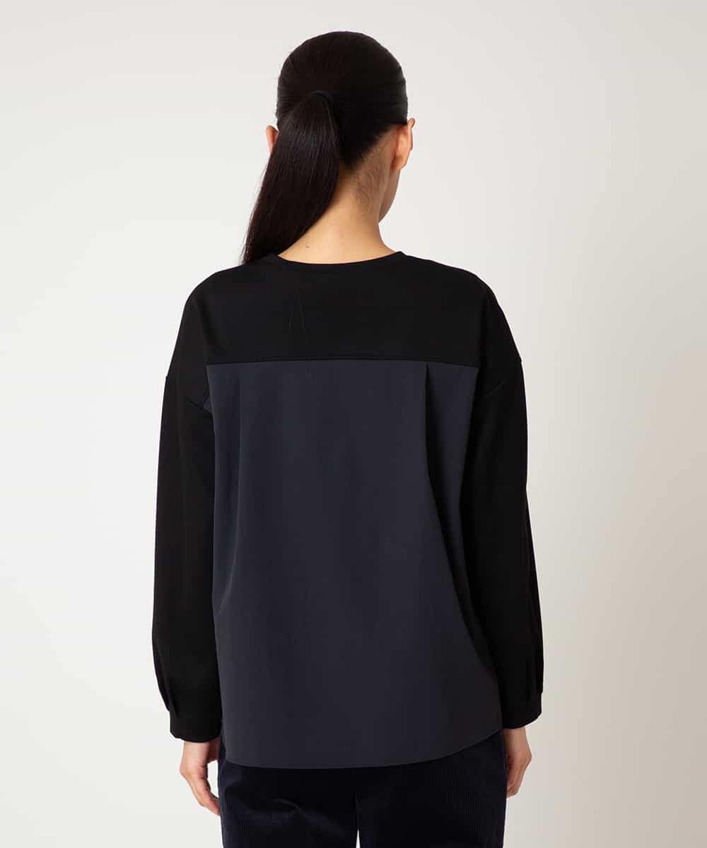 RBKAF07270 HIROKO BIS(ヒロコ ビス) グラフィカルモチーフデザインスウェット ブラック