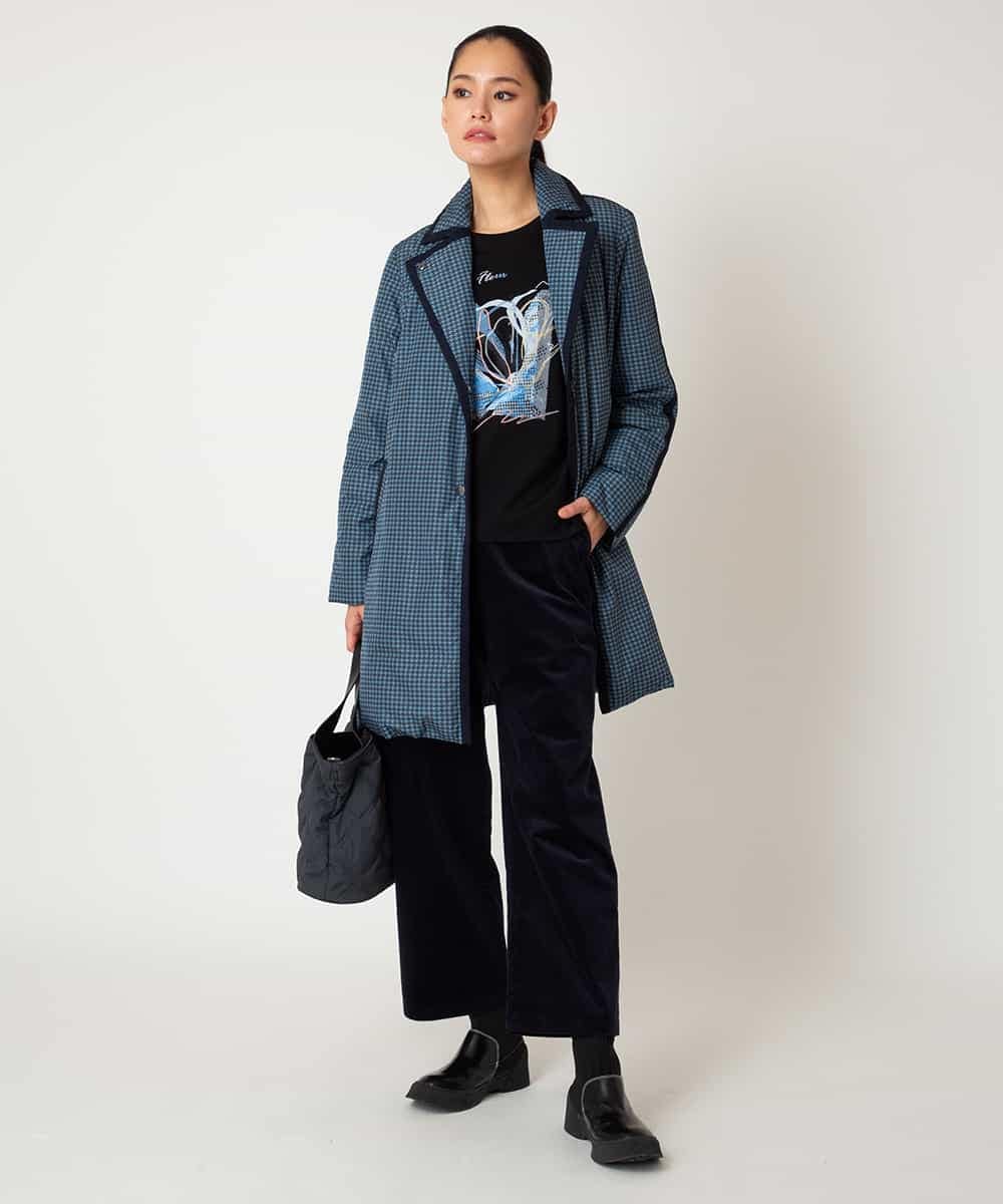 RBKAF07270 HIROKO BIS(ヒロコ ビス) グラフィカルモチーフデザインスウェット ブラック