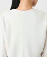 RBKAG10260 HIROKO BIS(ヒロコ ビス) ストレッチダンボールドッキングプルオーバー アイボリー