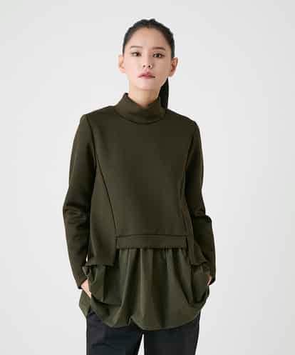 RBKAG11280 HIROKO BIS ストレッチダンボールドッキングデザインチュニック