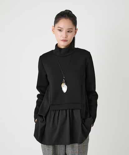 RBKAG11280 HIROKO BIS ストレッチダンボールドッキングデザインチュニック