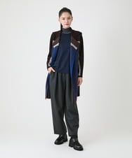 RBKAG25190 HIROKO BIS(ヒロコ ビス) 配色切替ハイネックインナープルオーバー グリーン