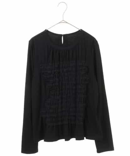 RBKAN56190 HIROKO BIS 【洗える】シャーリングシフォンカットソー