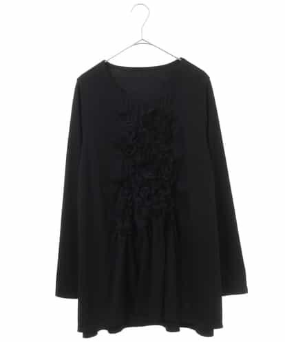RBKAN57190 HIROKO BIS 【洗える】シャーリングシフォンチュニック