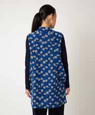 RBKCD11290 HIROKO BIS(ヒロコ ビス) 起毛ブロックサイド切り替えデザインチュニック ネイビー