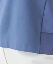 RBKDD06230 HIROKO BIS(ヒロコ ビス) 異素材切り替えハイネックプルオーバー ブルー