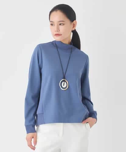 RBKDD06230  異素材切り替えハイネックプルオーバー