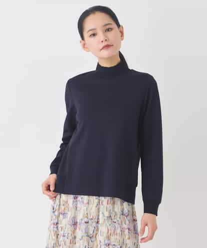 RBKDD06230 HIROKO BIS 異素材切り替えハイネックプルオーバー