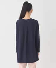 RBKDD09260 HIROKO BIS(ヒロコ ビス) アイリスフラワープリントチュニック /洗える アイボリー