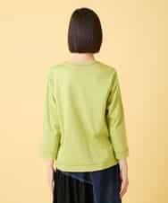 RBKED22190 HIROKO BIS(ヒロコ ビス) サボテン刺繍コットンTシャツ イエロー