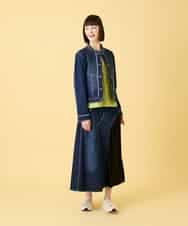 RBKED22190 HIROKO BIS(ヒロコ ビス) サボテン刺繍コットンTシャツ イエロー