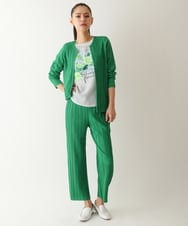 RBKFB36240 HIROKO BIS(ヒロコ ビス) 転写プリントドッキングカットソー /洗える ライトグレー
