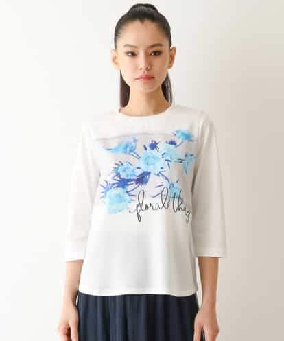 RBKFB36240 HIROKO BIS 転写プリントドッキングカットソー /洗える