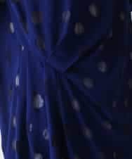 RBKFB41250 HIROKO BIS(ヒロコ ビス) ドットシアータックデザインチュニック /洗える ブルー
