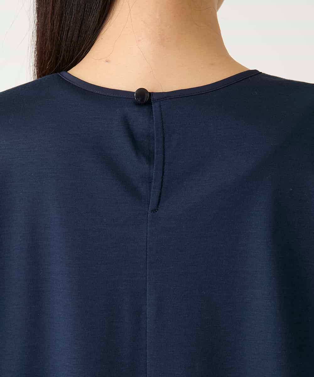 RBKFD36260 HIROKO BIS(ヒロコ ビス) グラフィカルプリントチュニックプルオーバー ブルー