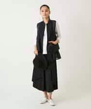 RBKFD38260 HIROKO BIS(ヒロコ ビス) 異素材ジョイントコラージュデザインカットソー イエロー