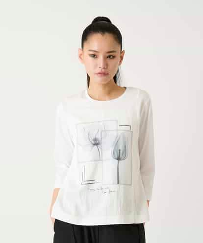 RBKFD38260 HIROKO BIS 異素材ジョイントコラージュデザインカットソー