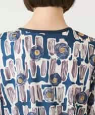 RBKGE03190 HIROKO BIS(ヒロコ ビス) エスニックグラフィックデザインカットソー ベージュ