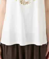 RBKGE25210 HIROKO BIS(ヒロコ ビス) スパンコールハートデザインカットソー ホワイト