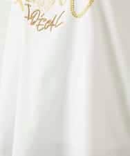 RBKGE25210 HIROKO BIS(ヒロコ ビス) スパンコールハートデザインカットソー ホワイト