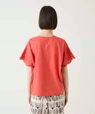 RBKGE26230 HIROKO BIS(ヒロコ ビス) スカラップレースデザインカットソー オレンジ