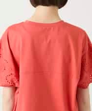 RBKGE26230 HIROKO BIS(ヒロコ ビス) スカラップレースデザインカットソー オレンジ