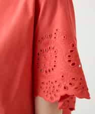 RBKGE26230 HIROKO BIS(ヒロコ ビス) スカラップレースデザインカットソー オレンジ