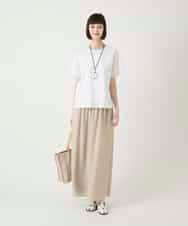 RBKGE26230 HIROKO BIS(ヒロコ ビス) スカラップレースデザインカットソー オレンジ