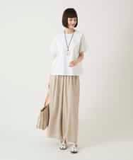 RBKGE26230 HIROKO BIS(ヒロコ ビス) スカラップレースデザインカットソー オレンジ