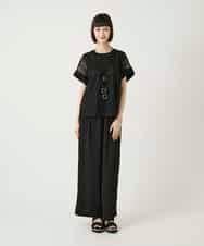 RBKGE30230 HIROKO BIS(ヒロコ ビス) ストライプレースカットソー ホワイト