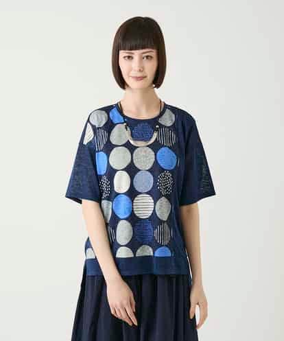 RBKGE35210  カラフルパターンドットTシャツ