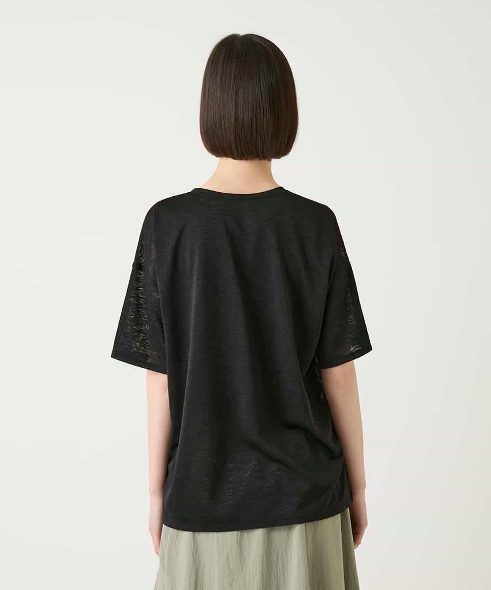 RBKGE35210 HIROKO BIS(ヒロコ ビス) カラフルパターンドットTシャツ アイボリー