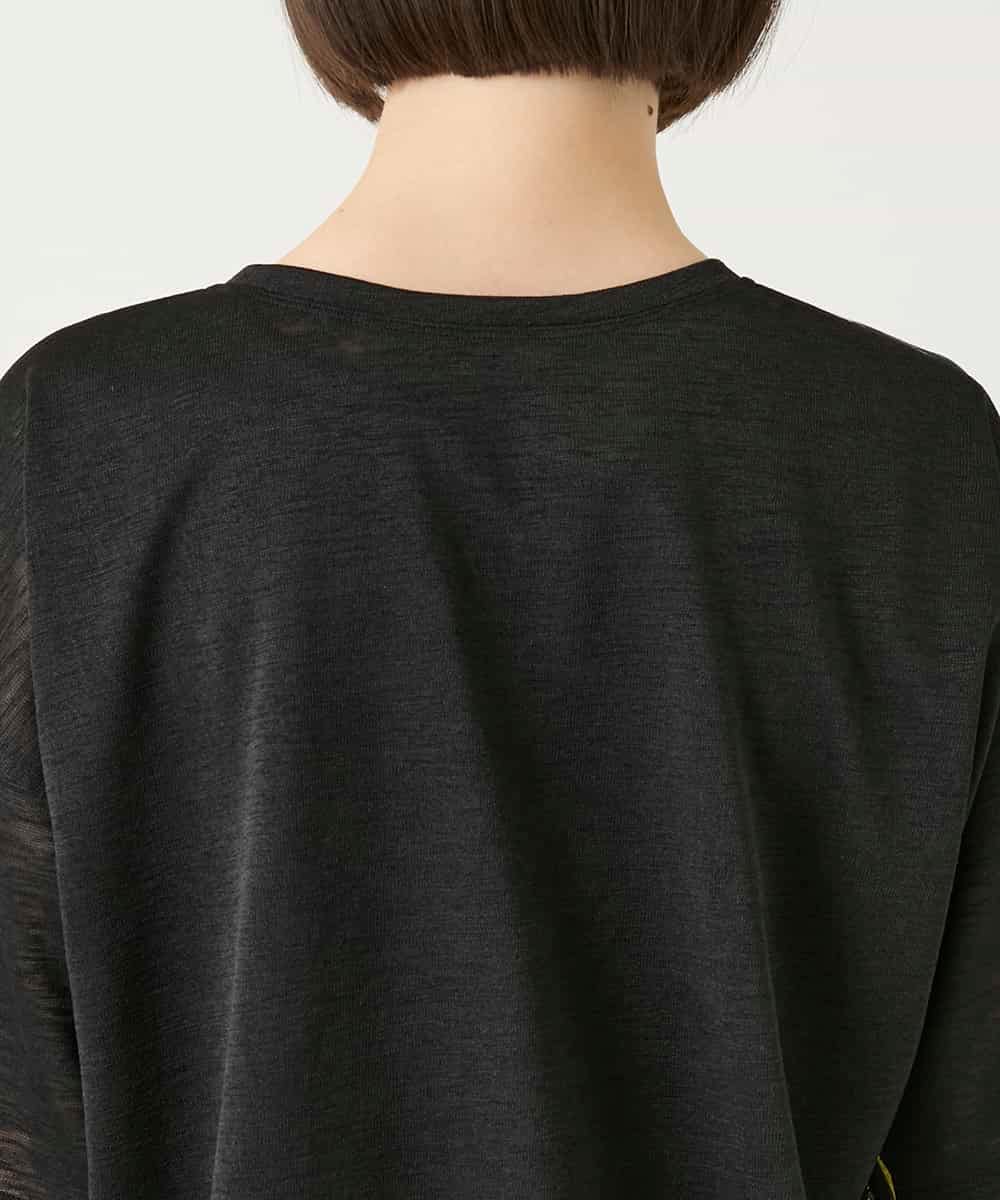 RBKGE35210 HIROKO BIS(ヒロコ ビス) カラフルパターンドットTシャツ アイボリー