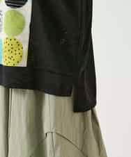 RBKGE35210 HIROKO BIS(ヒロコ ビス) カラフルパターンドットTシャツ アイボリー