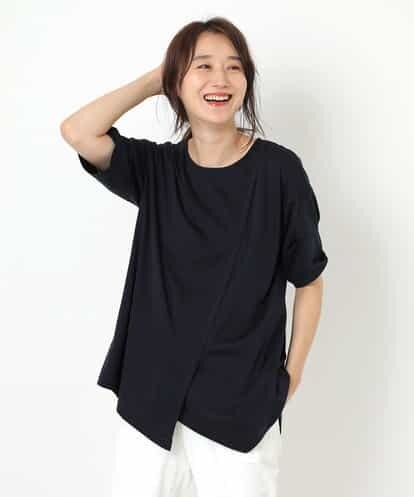 RBKGM04150 HIROKO BIS 【洗える】ラップ風デザインプルオーバー