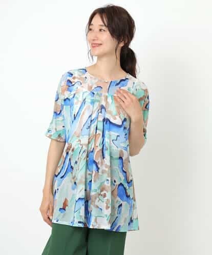 RBKGN19190 HIROKO BIS 【洗濯機で洗える】シアードルマンプルオーバー