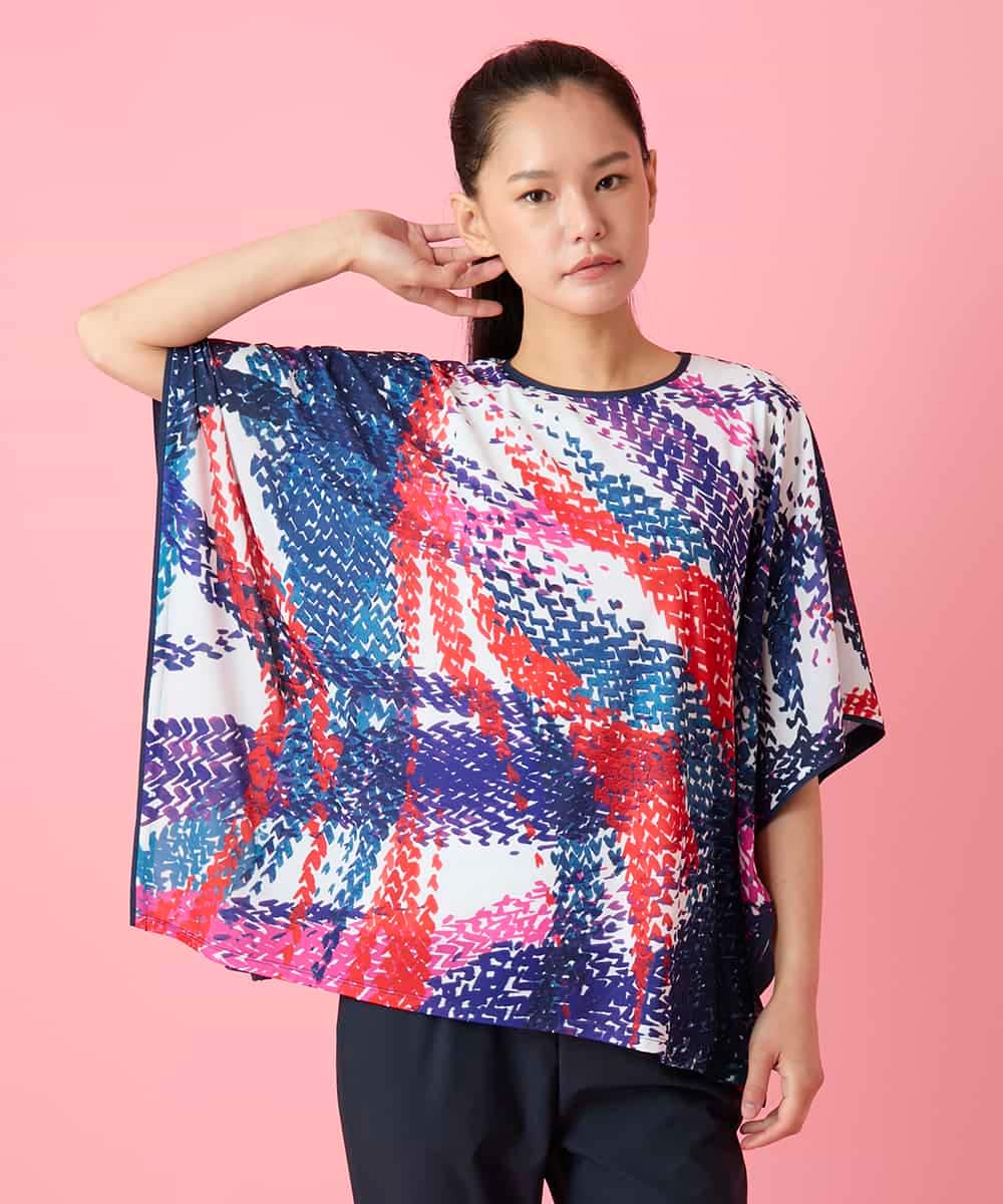 RBKHE30260 HIROKO BIS(ヒロコ ビス) ポンチョ風カットソープルオーバー グリーン