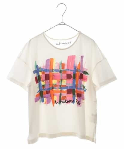 RBKHJ15130 HIROKO BIS 【洗濯機で洗える/日本製】HIROKOプリントTシャツ