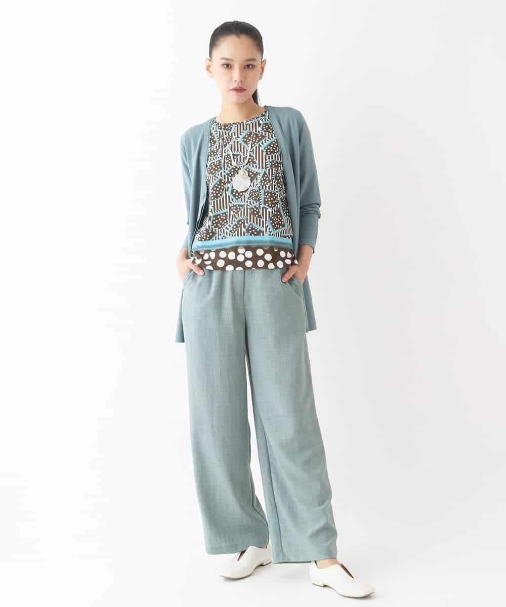 RBKIW30190 HIROKO BIS(ヒロコ ビス) ジオメトリックドットデザインTシャツ /洗濯機で洗える ピンク