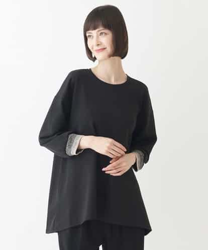 RBKJW12240 HIROKO BIS 配色リブダンボールニットトップス /洗える