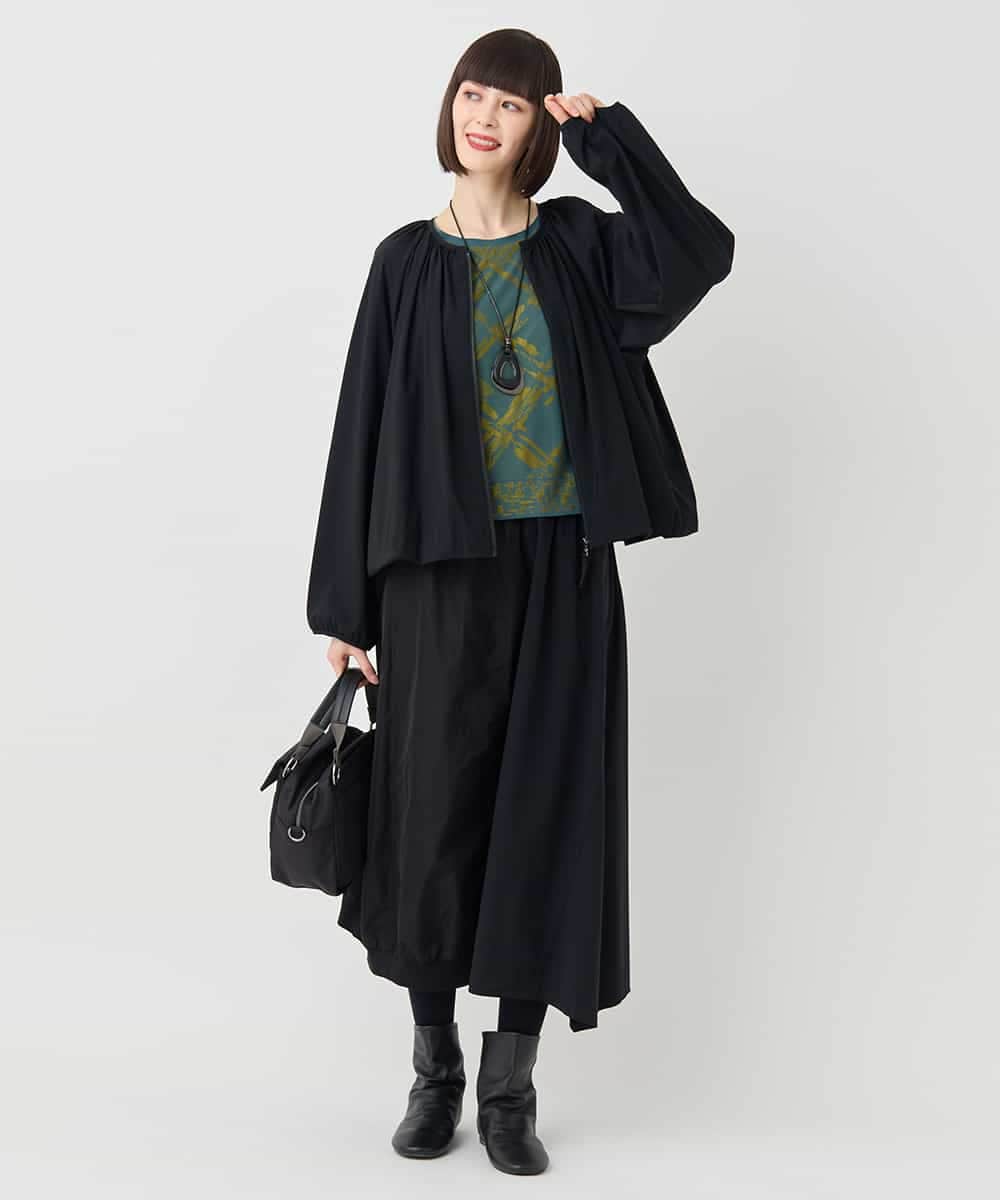RBKLB21270 HIROKO BIS(ヒロコ ビス) 配色ジャカードプルオーバー グリーン