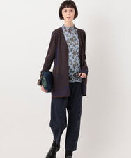 RBKLT22130 HIROKO BIS(ヒロコ ビス) フラワープリントチュールトップ パープル