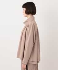 RBKLT53270 HIROKO BIS(ヒロコ ビス) バックプリーツジャージーカーディガン ベージュ