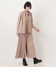 RBKLT53270 HIROKO BIS(ヒロコ ビス) バックプリーツジャージーカーディガン ベージュ