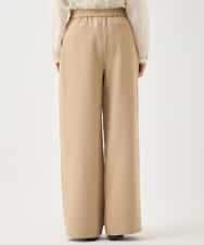RBLAA32260 HIROKO BIS(ヒロコ ビス) ダブルクロスワイドパンツ /洗える ベージュ